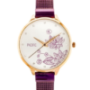 Designové dámské hodinky Pacific – Sunshine fialové