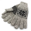 Pánské rukavice – pletené, bílé