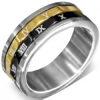 Pánský prsten – kontrastní ornament