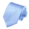 Pánská úzká kravata – bledě modrá