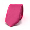 Pánská úzká kravata – růžová