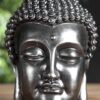 Dekorační předmět – Buddha, stříbrný
