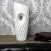 Moderní dekorační váza – Demos, bílá